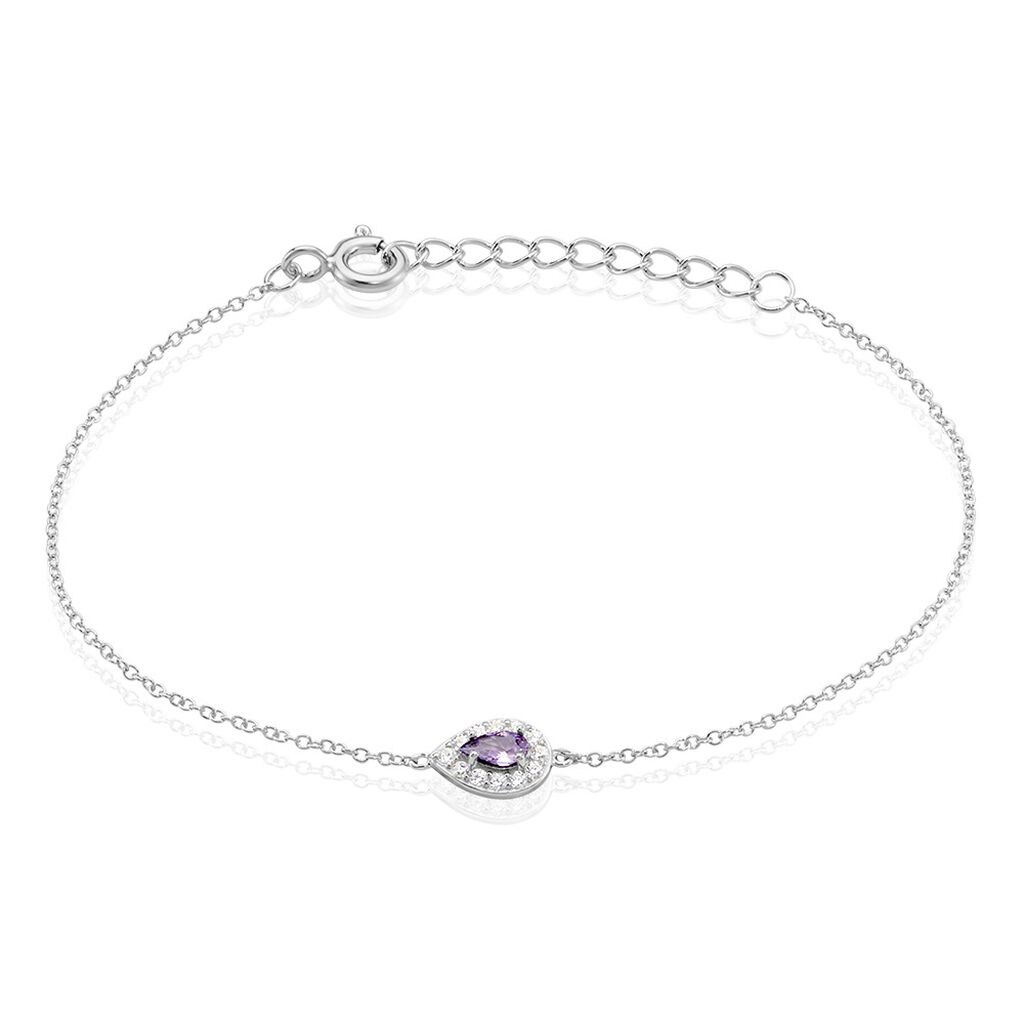Bracelet Argent Tania Oxydes De Zirconium