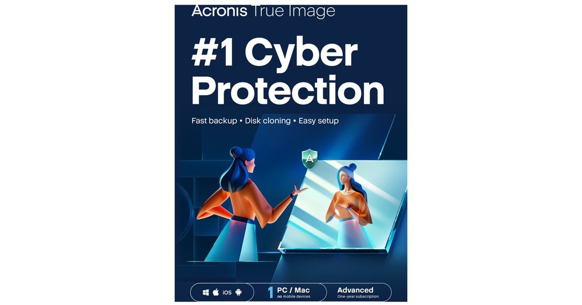 AcronisTrue Image Premium Subscription software  (1 computer, 1 jaar licentie, 1 TB cloudopslag)