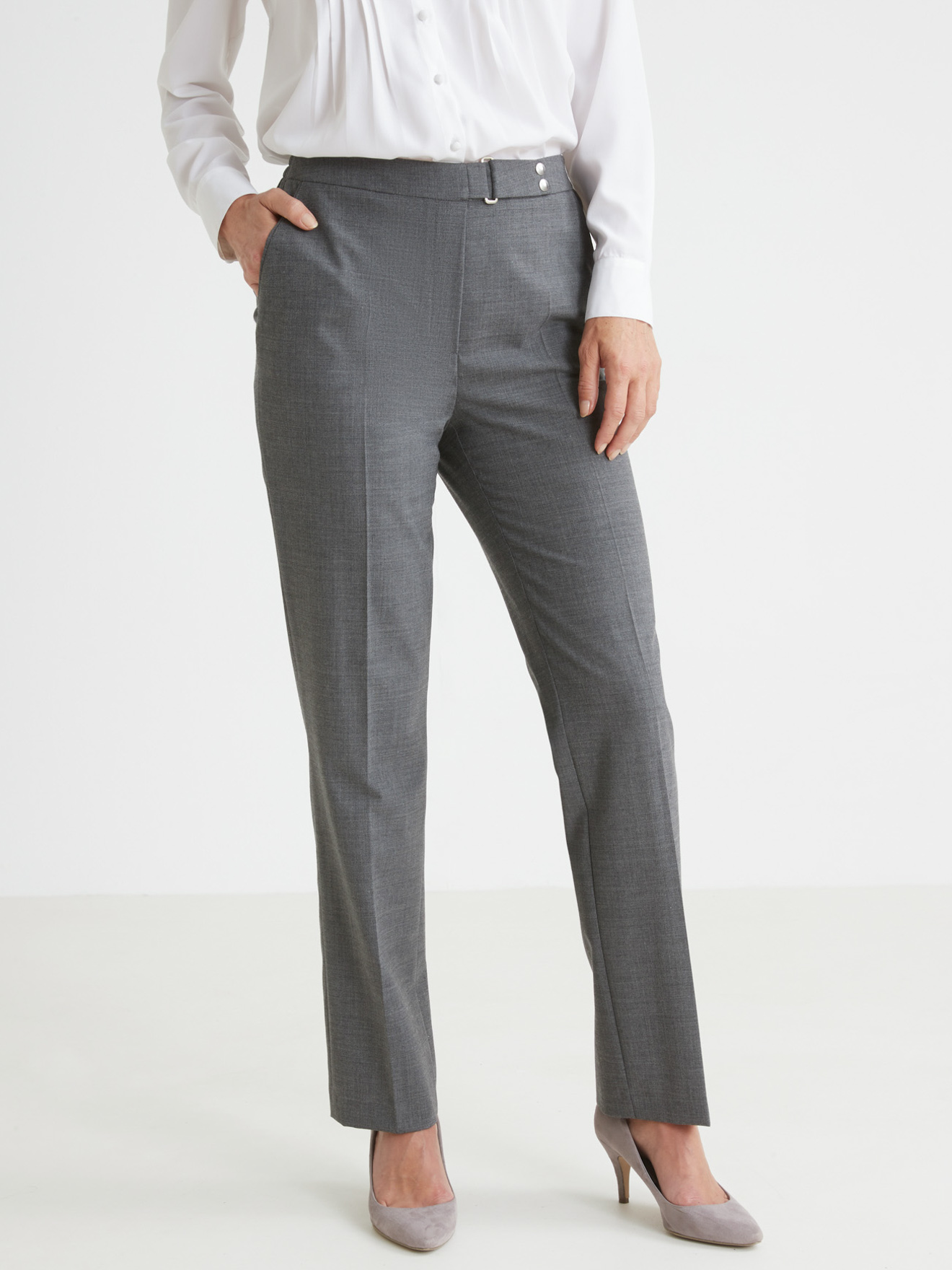 Pantalon classique élastiqué dos