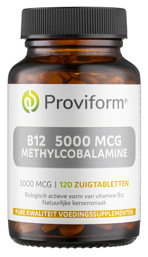 Proviform Vitamine B12 – 5000 Mcg Methylcobalamine (120 tabletten)