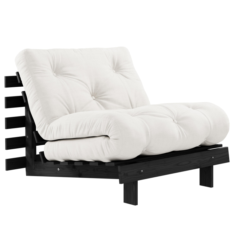 Karup Design Roots slaapbank 90 zwart Naturel