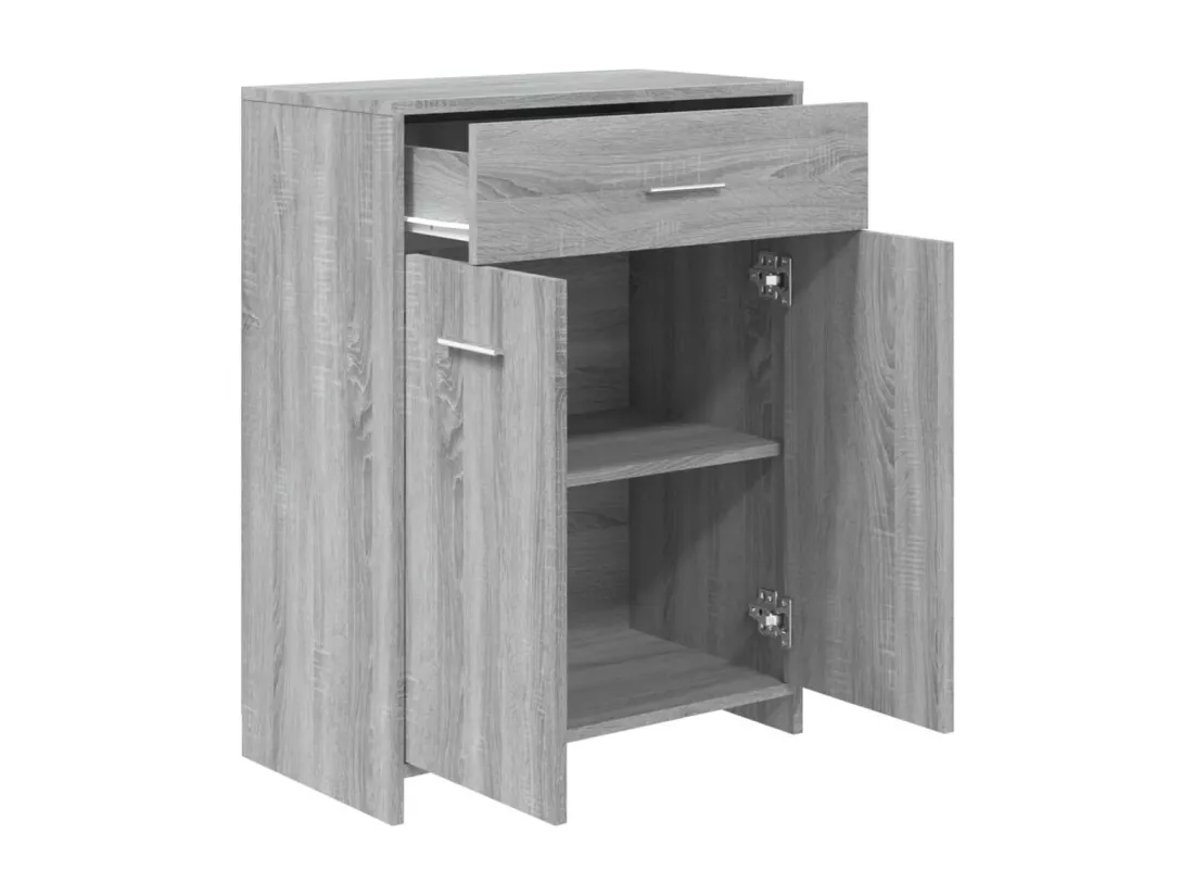 Armoire de bain Sonoma gris 60x33x80 cm Bois d'ingénierie