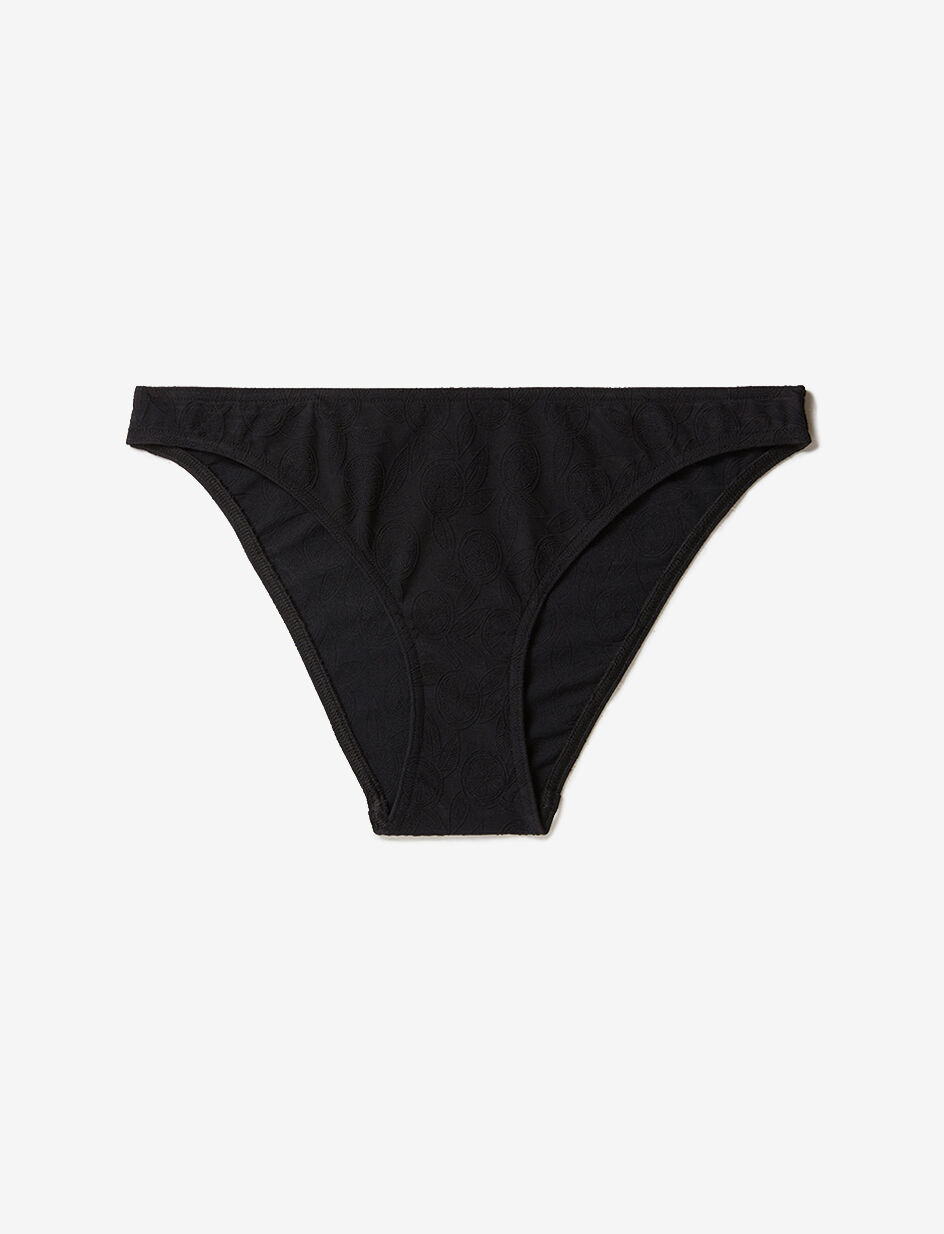 Culotte de bain taille basse - noir