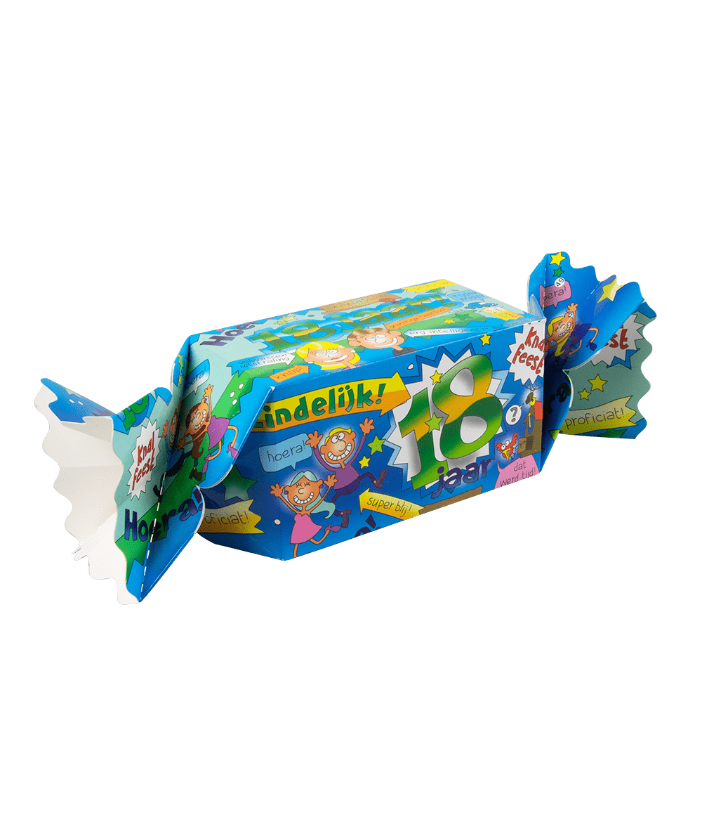 Geschenkdoosje 18 Jaar 26cm