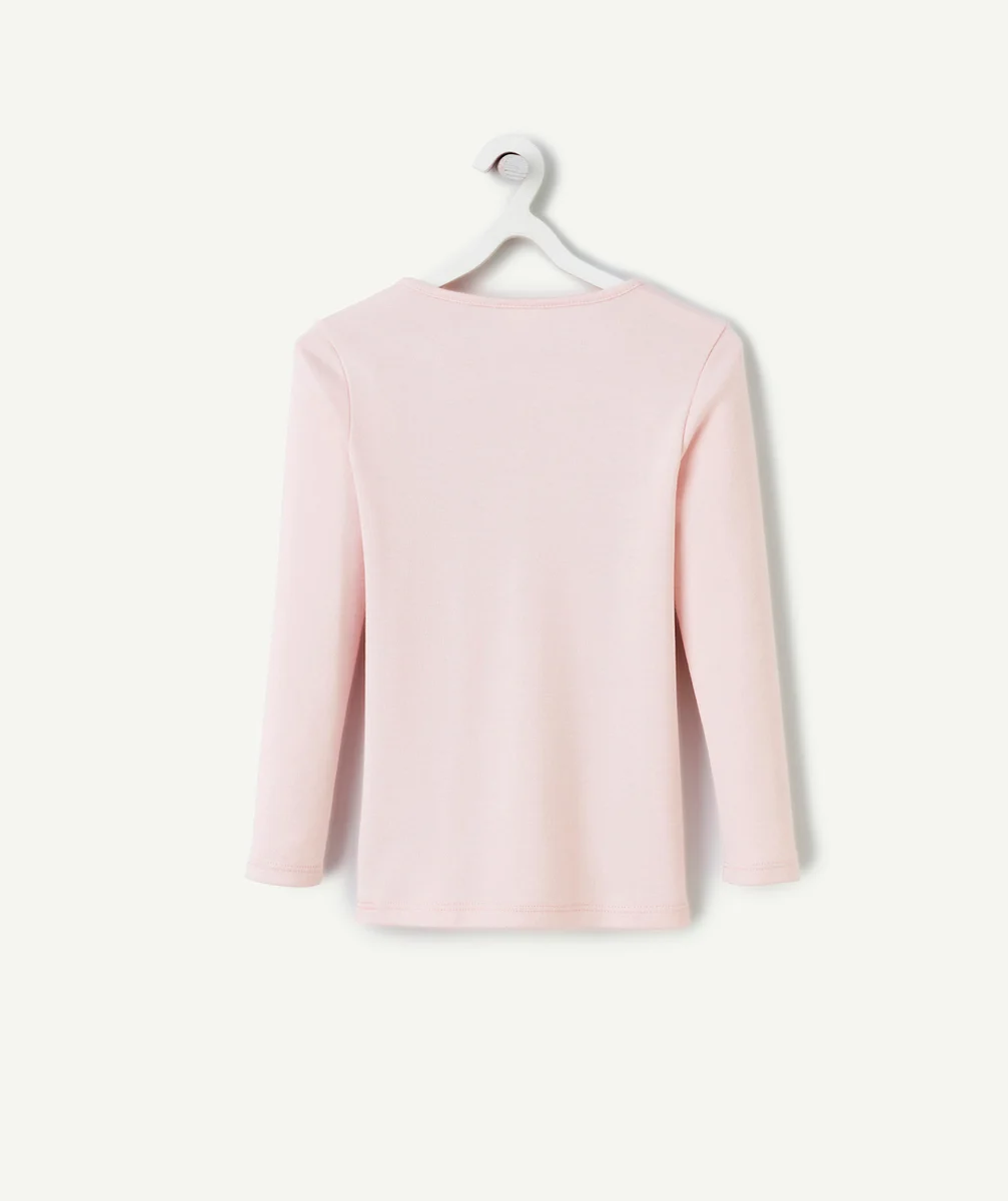 DAMARTT-SHIRT MANCHES LONGUES MAILLE INTERLOCK THERMOLACTYL ROSE