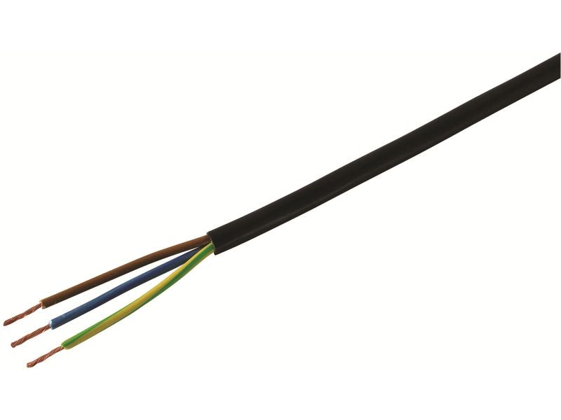 STEFFEN Installationskabel TD 3 x 0.75 mm², 100 m Schwarz Installationskabel