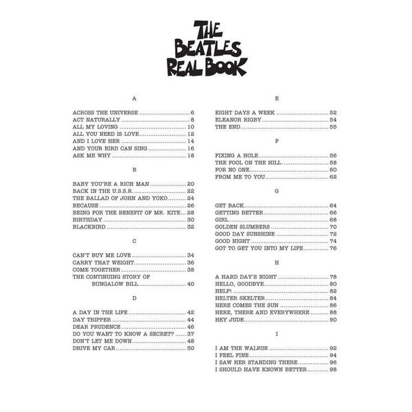 Hal Leonard The Beatles Real Book