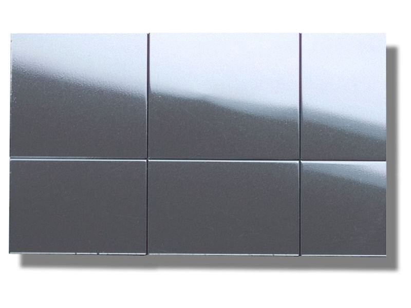 Polystyrol Spiegel selbstklebend, Quadrate 30 mm