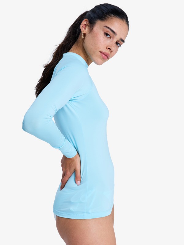 Whole Hearted Lycra manches longues Bleu Femme