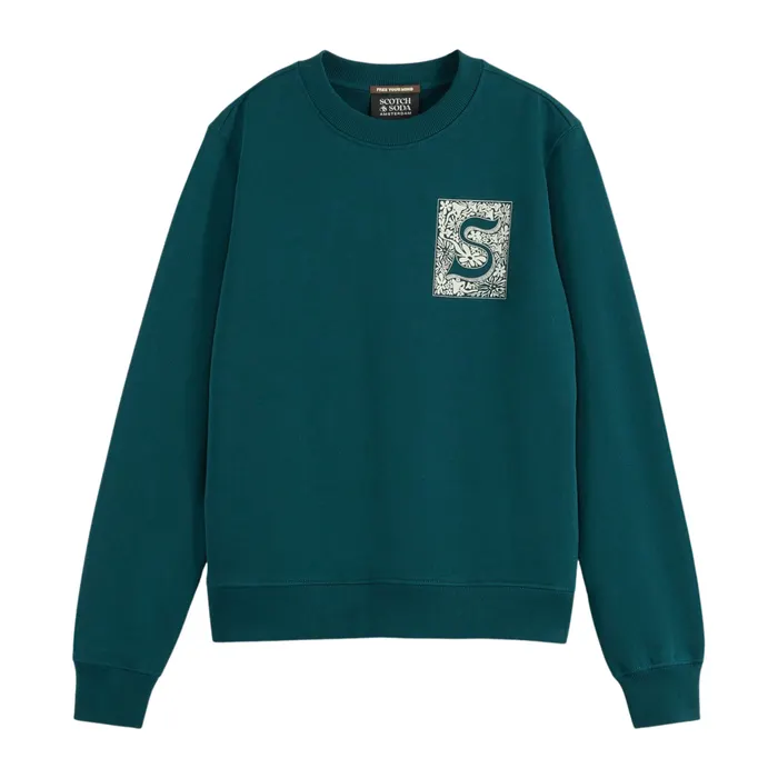 Scotch & Soda Chest Artwork Sweater Dames
