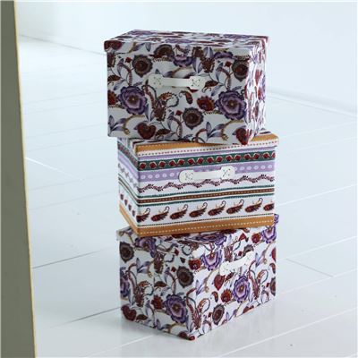 Set de 3 boîtes décorées - BECQUET CRÉATION