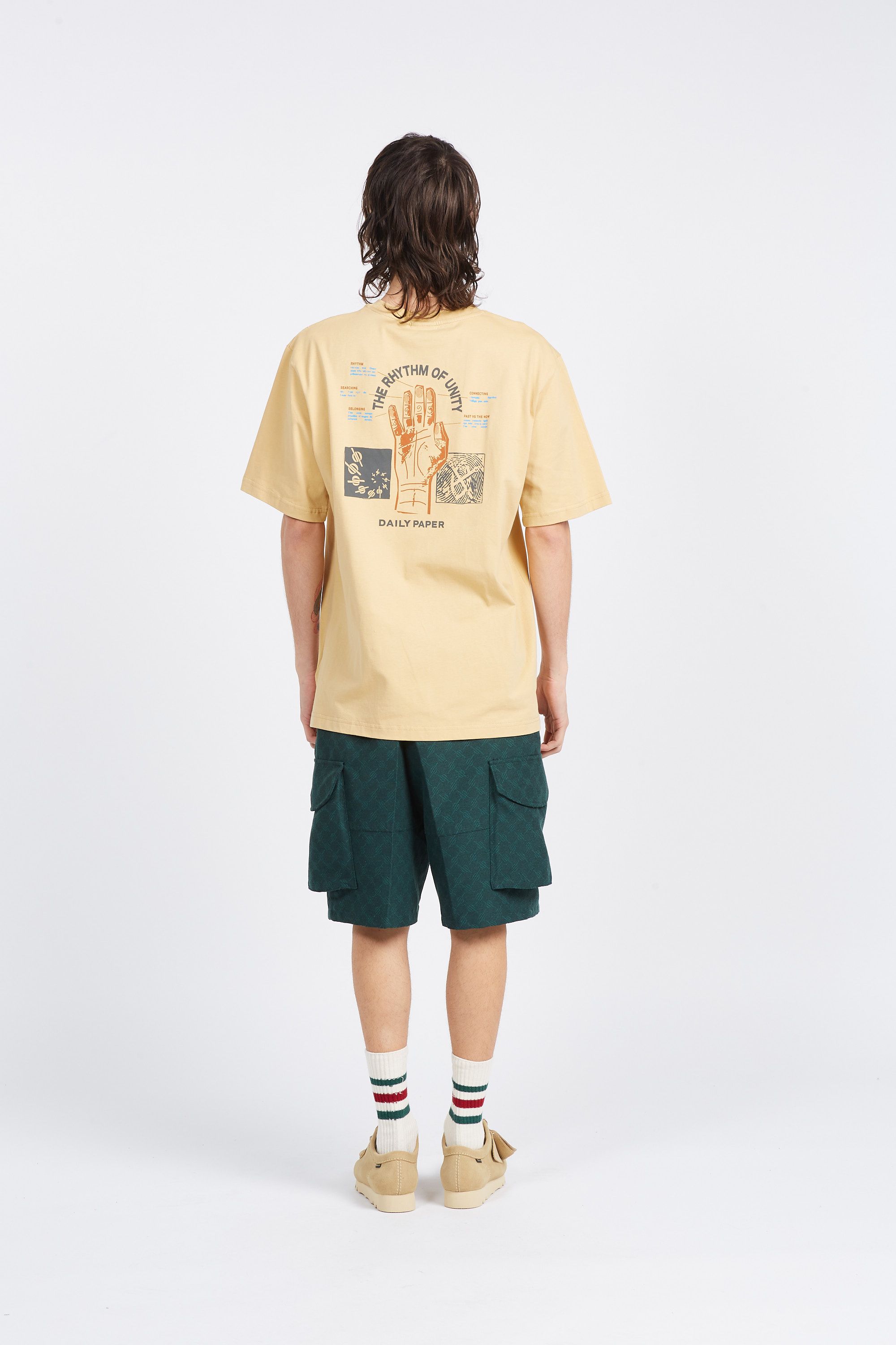 Daily Paper T-shirt identity ss t-shirt Beige