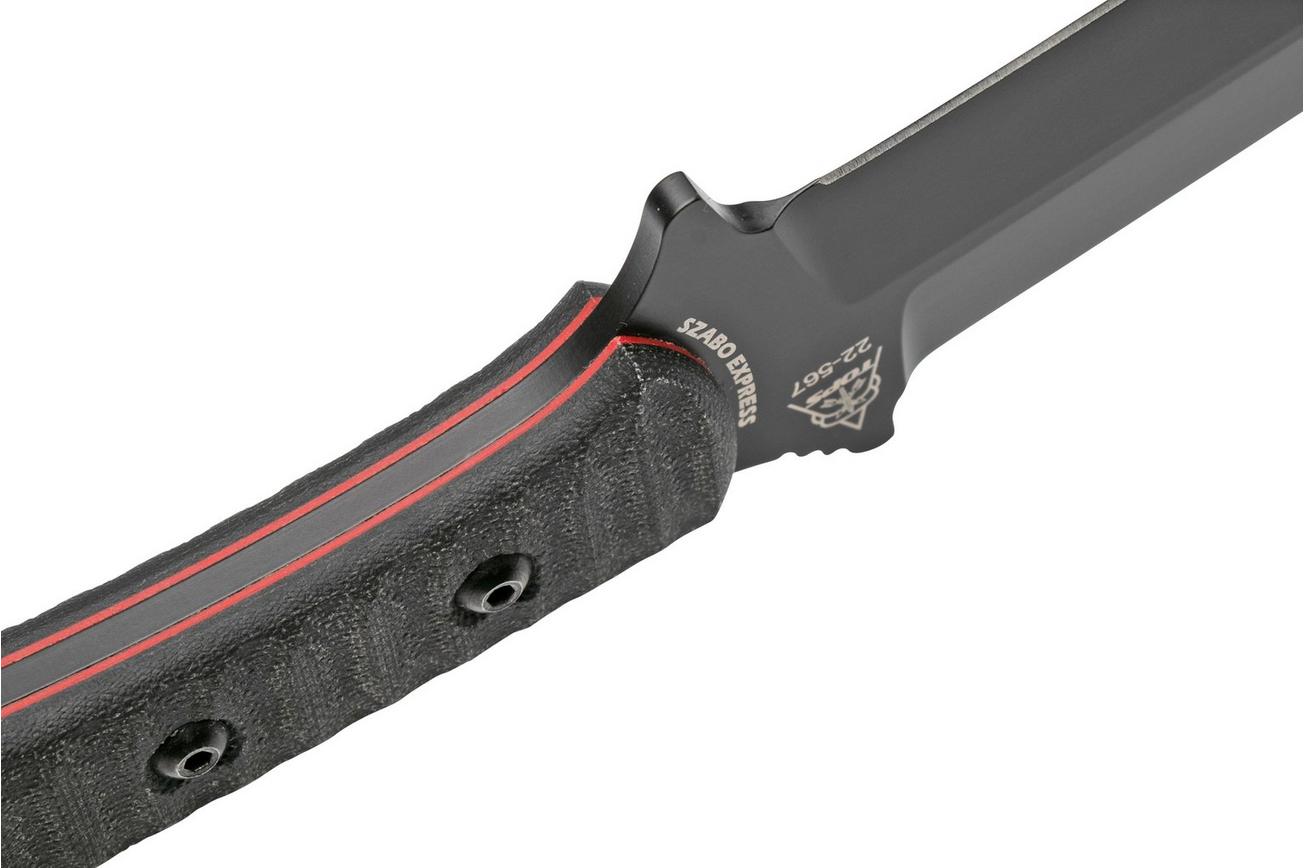 TOPS Knives Szabo Express, Single Edge, Micarta SZEX-01 outdoormes, Szabo design