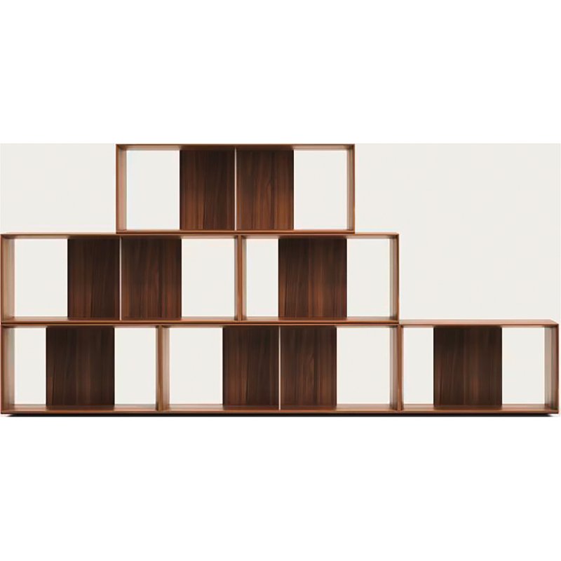 Lot de 6 étagères Litto modulables en placage de bois 168 x 114 cm