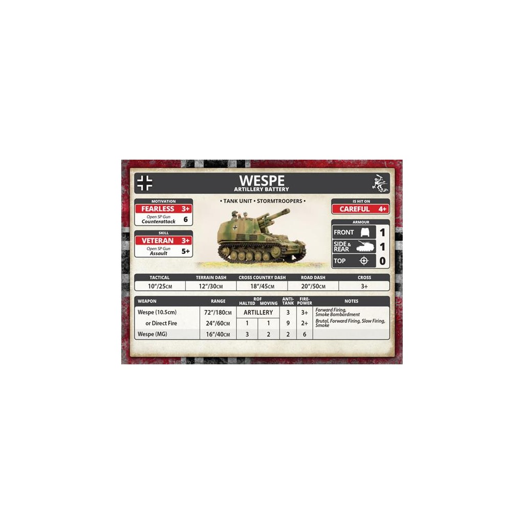 Flames of War - Wespe 10.5cm Artillery Battery