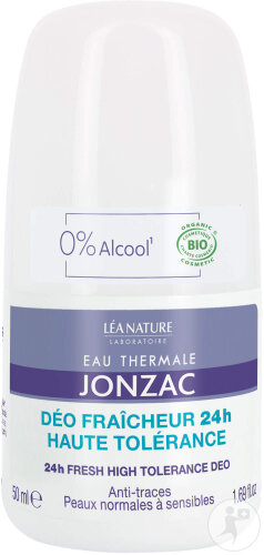 Jonzac Eau Thermale Rehydrate Déodorant Fraîcheur 24H Bio Roll-On Flacon 50ml