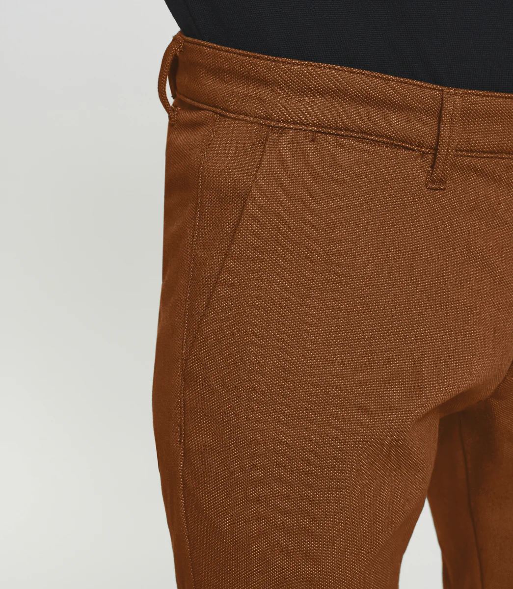 Pantalon slack urbain camel VEREBI