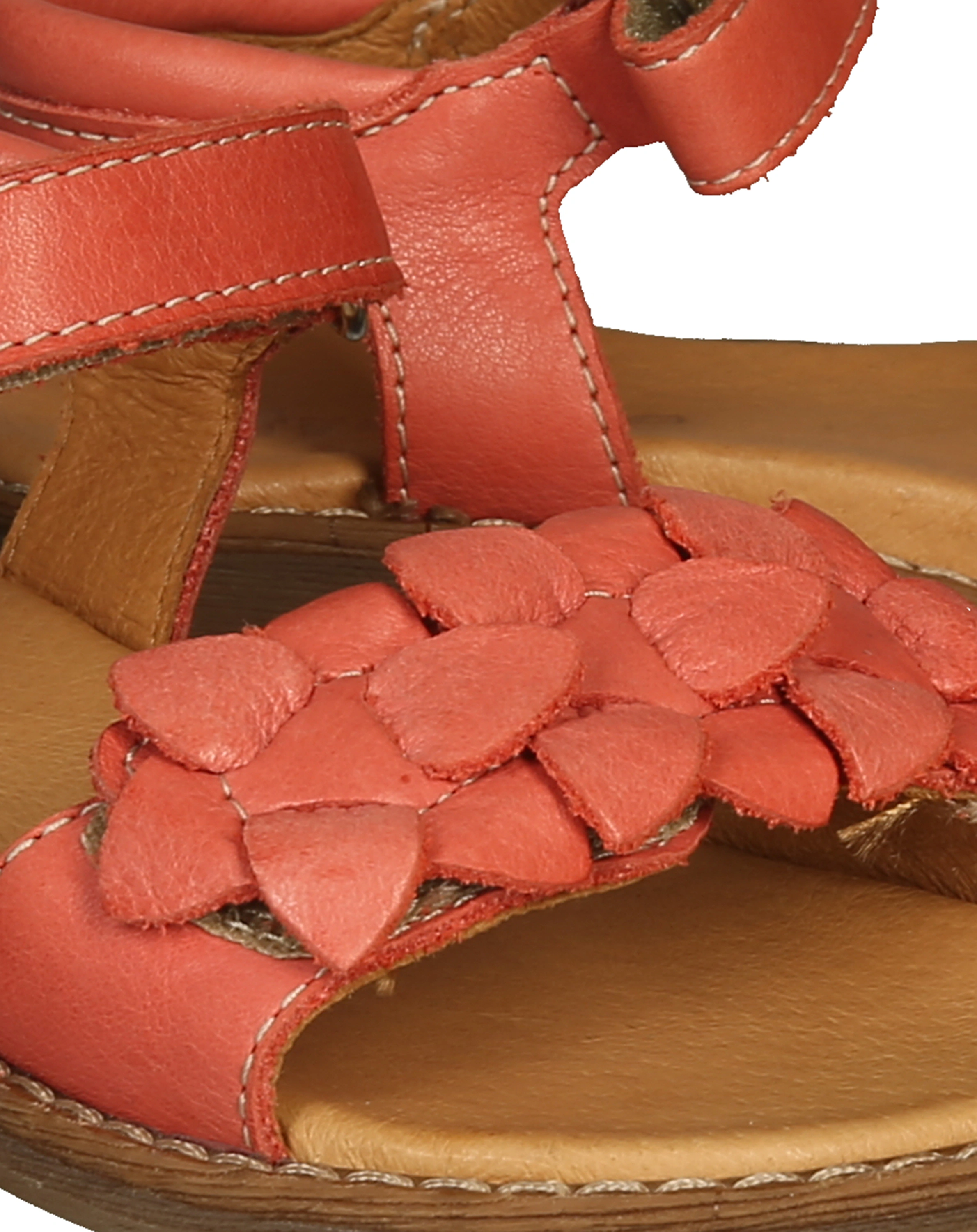 Sandale LORE FLOWERS in coral