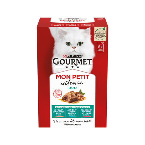 Gourmet Mon Petit DUO Kattenvoer - Maaltijdzakjes