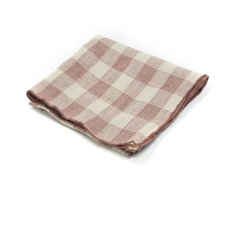 Maison de Vacances Torchon Bourdon en toile vintage | Bois de rose