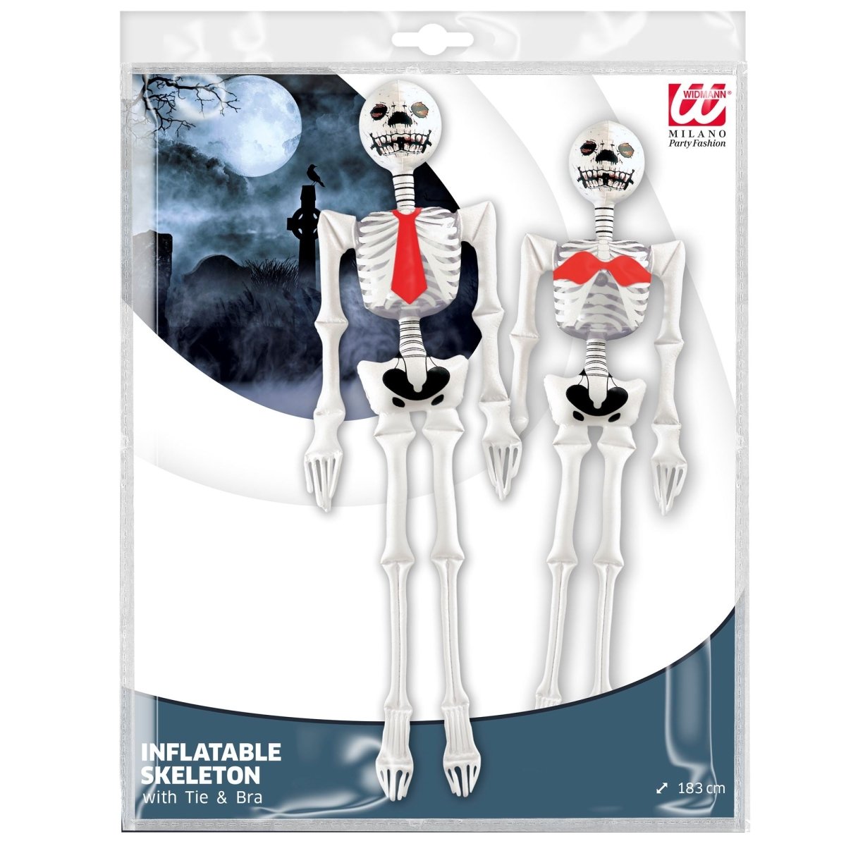 Halloween Skelet Opblaasbaar 1,83m