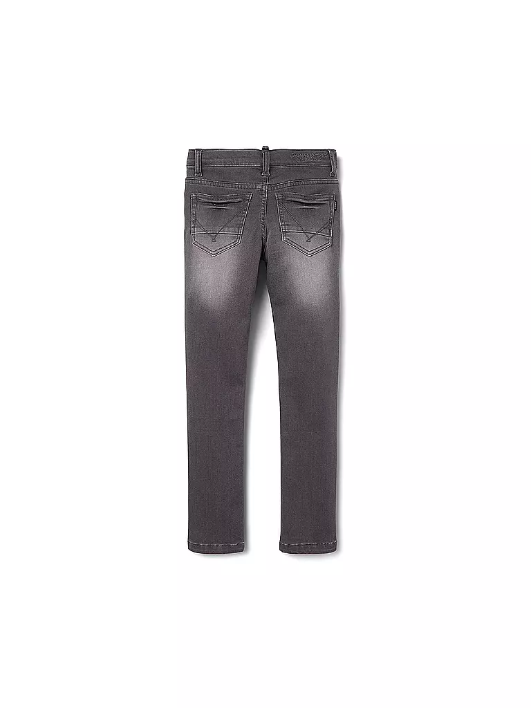 NAME IT Jungen Jeans Slim Fit NKMTHEO  grau