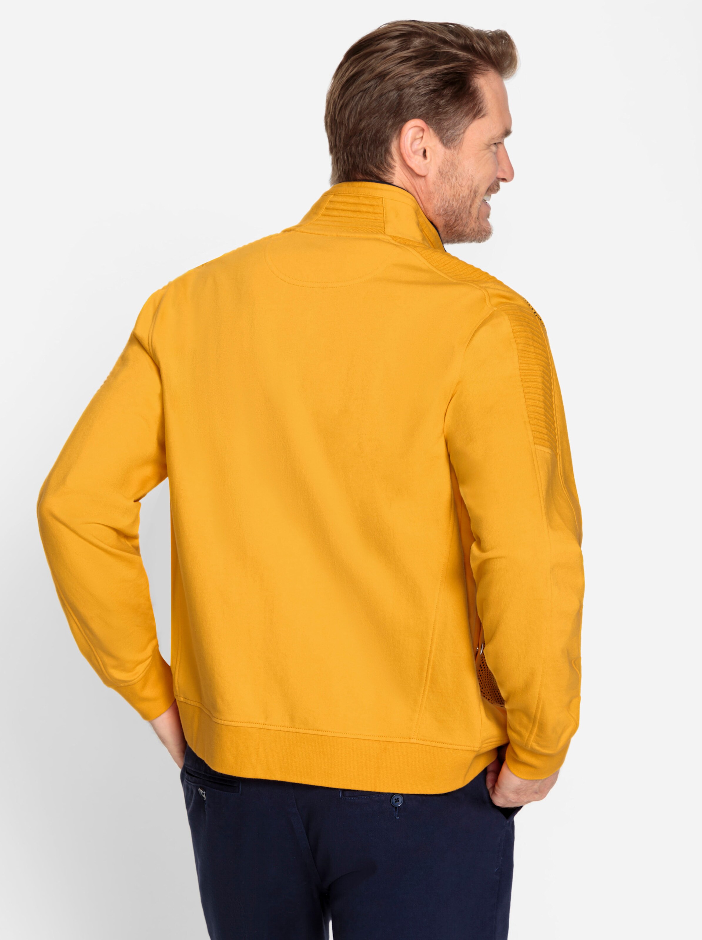 Marco Donati Sweatjacke in ocker