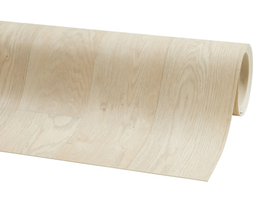 Charlotte PVC vloer, houtlook, wit, 200 cm breed (per meter verkocht)