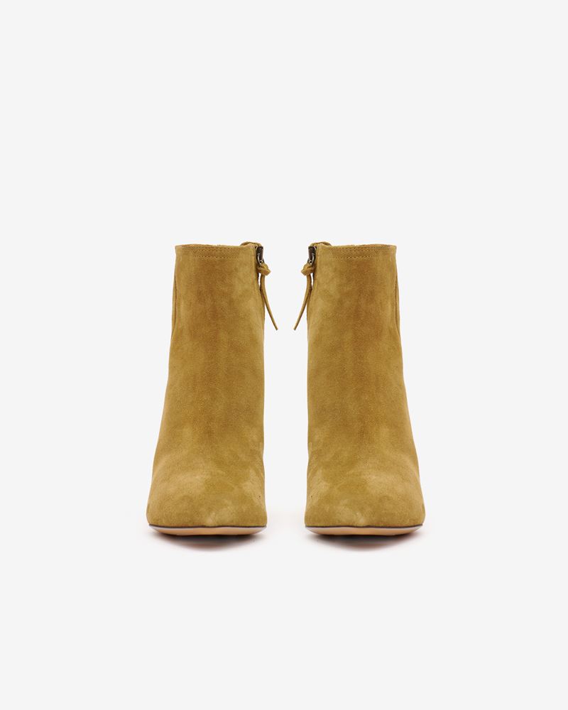 BOTTINES EN CUIR VEAU VELOURS DEONE