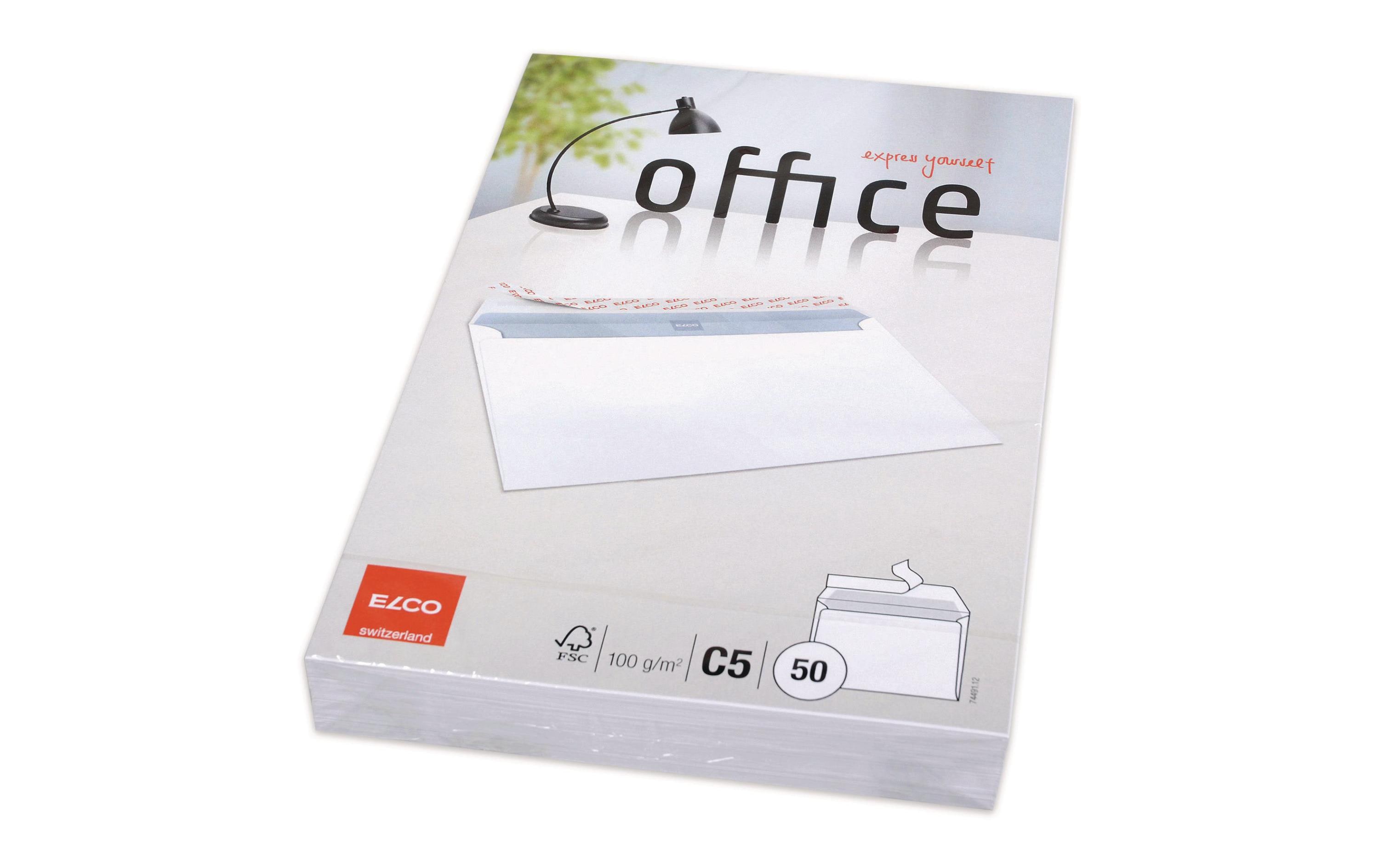 Couvert Office C5 ohne Fenster, 50 StückBriefumschlag 50 Stück