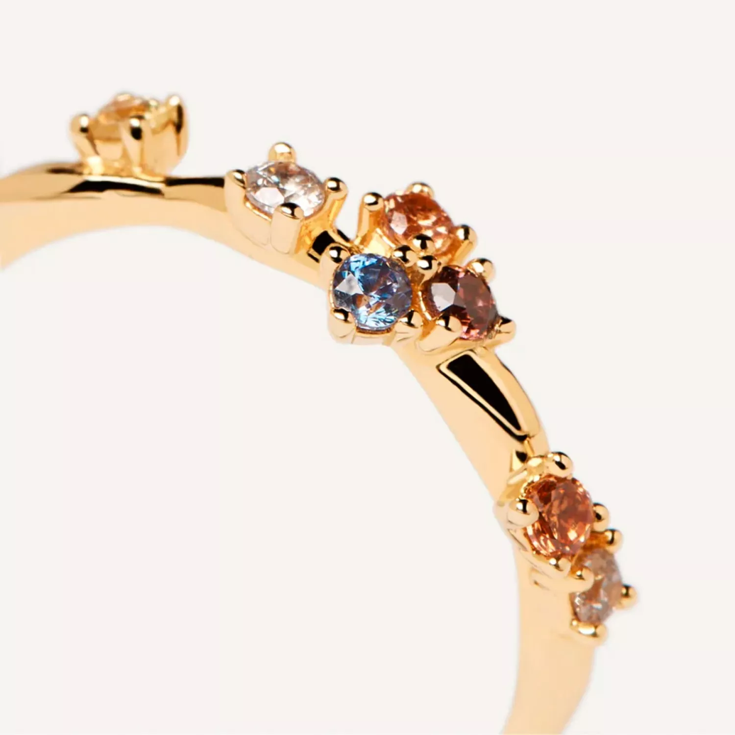 PDPAOLA Five Ring 18 kt. Forgyldt Sølv AN01-210