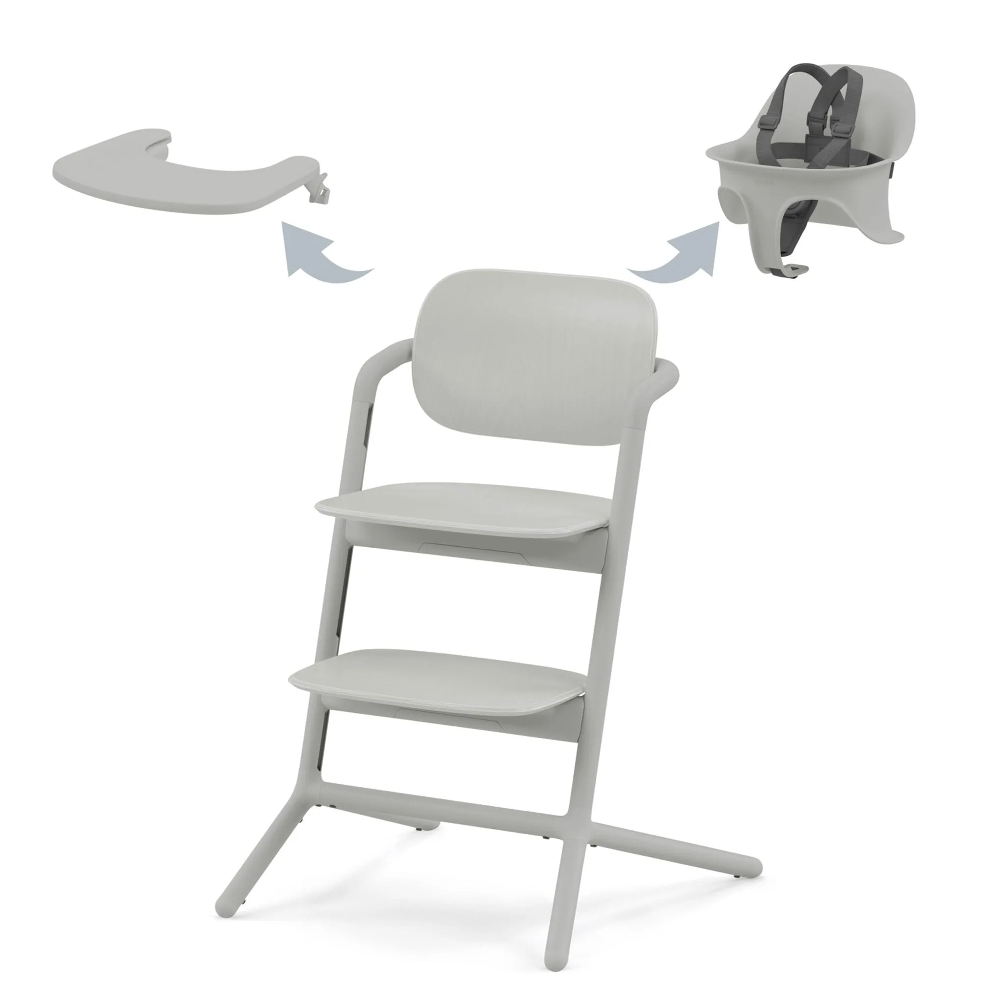 Cybex Chaise Haute 3-en-1 Lemo - Suede Gris