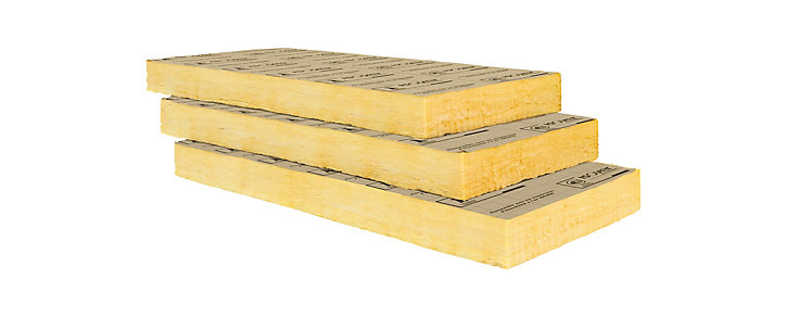 Panneau laine de verre Isover GR32 kraft - 1,35 x 0,6 m ép 100 mm R. 3,1 m²K/W (vendu par lot de 8 panneaux)