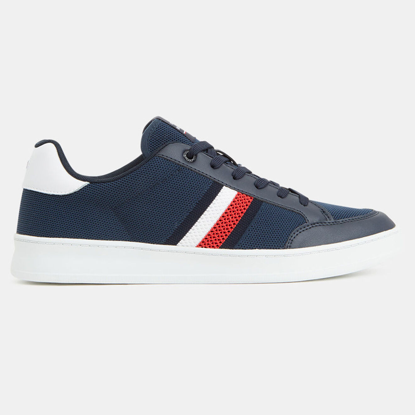 Tommy Hilfiger Tennis Retro Cupsole Knit bleu marine