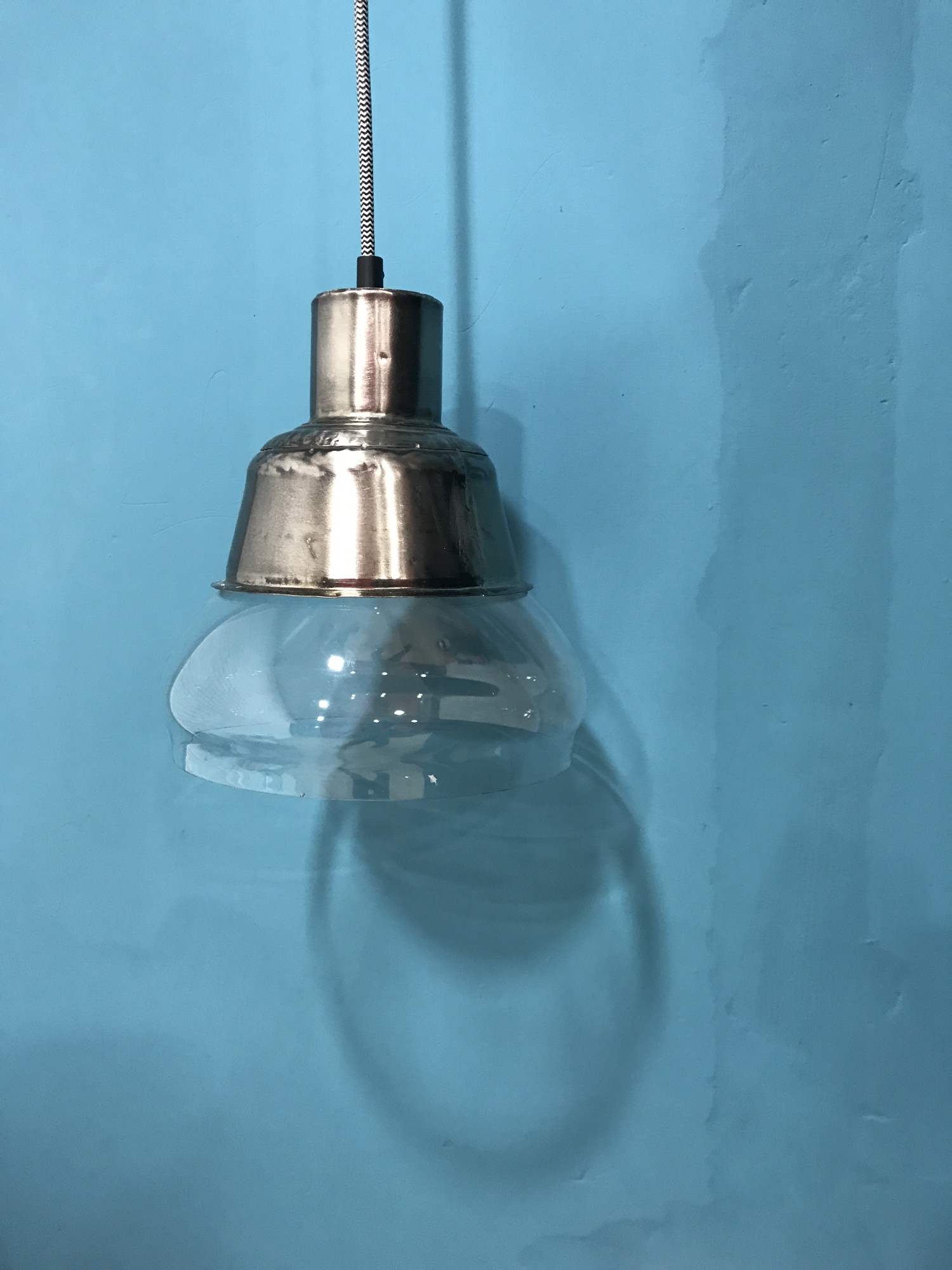 Lampe 'Jar', Glas, Ø 23 cm, H 29 cm von fischer's lagerhaus