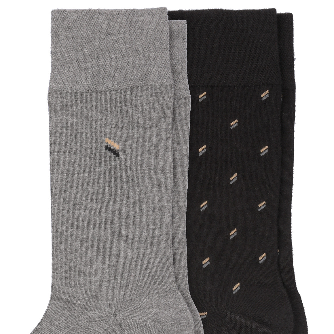 VanVaan 2 Paar Herren Socken in verschiedenen Farben schwarz / dunkelgrau