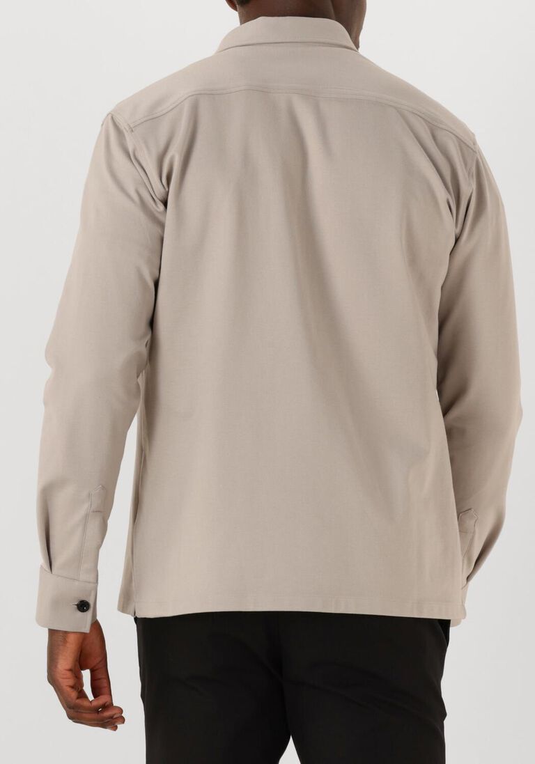 beige genti overshirt midtown relaxed fit