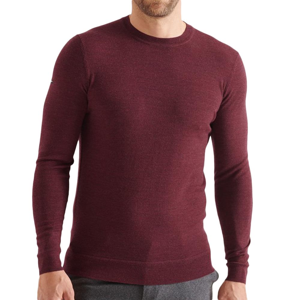 Superdry Pull Bordeaux Homme Superdry Studios Merino