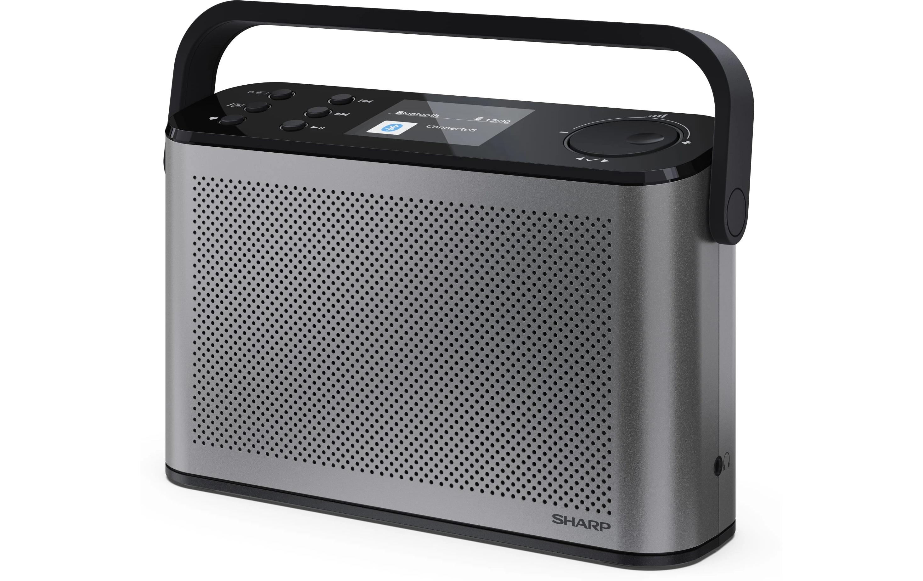 DAB+ Radio DR-P540 GrauTragbares DAB+-Radio mit Bluetooth-Streaming