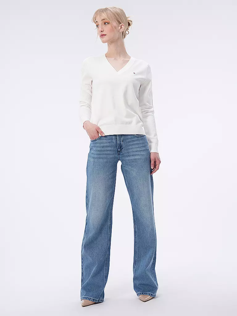 TOMMY HILFIGER Pullover  weiss