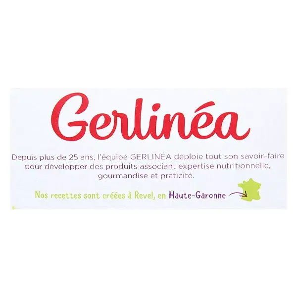 Barras de refeição Gerlinéa Slimming com recheio de maçã e framboesa, 8 x 45g