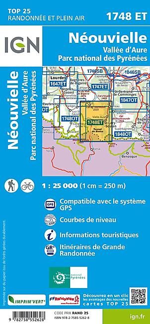 IGN - TOP 25 1748ET NEOUVIELLE 1 25 000