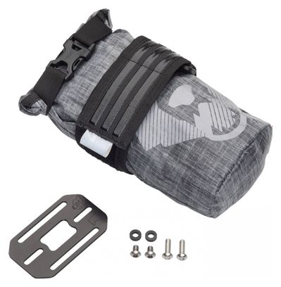 Sacoche de Cadre Wolf Tooth B-RAD TekLite Roll-Top Bag 1L   Plaque de Montage Gris