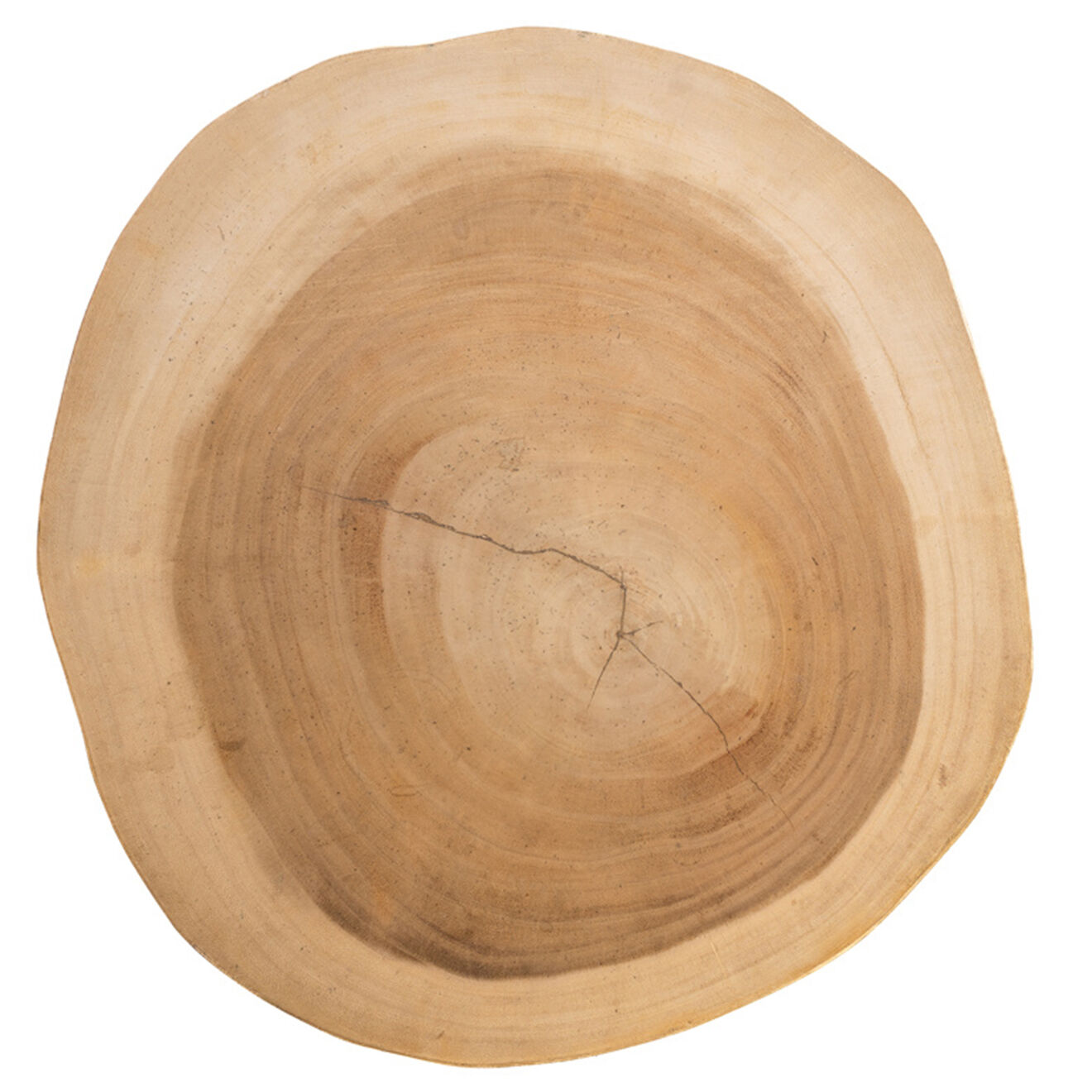 Bazar Bizar Table d'appoint Gili naturel - 60x60x75 cm
