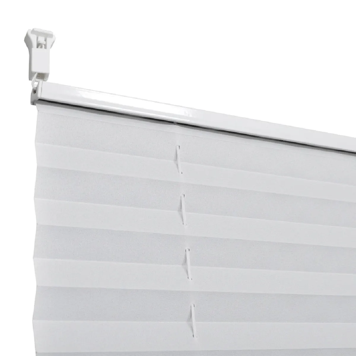 Helloshop26 Store plissé blanc 70x150