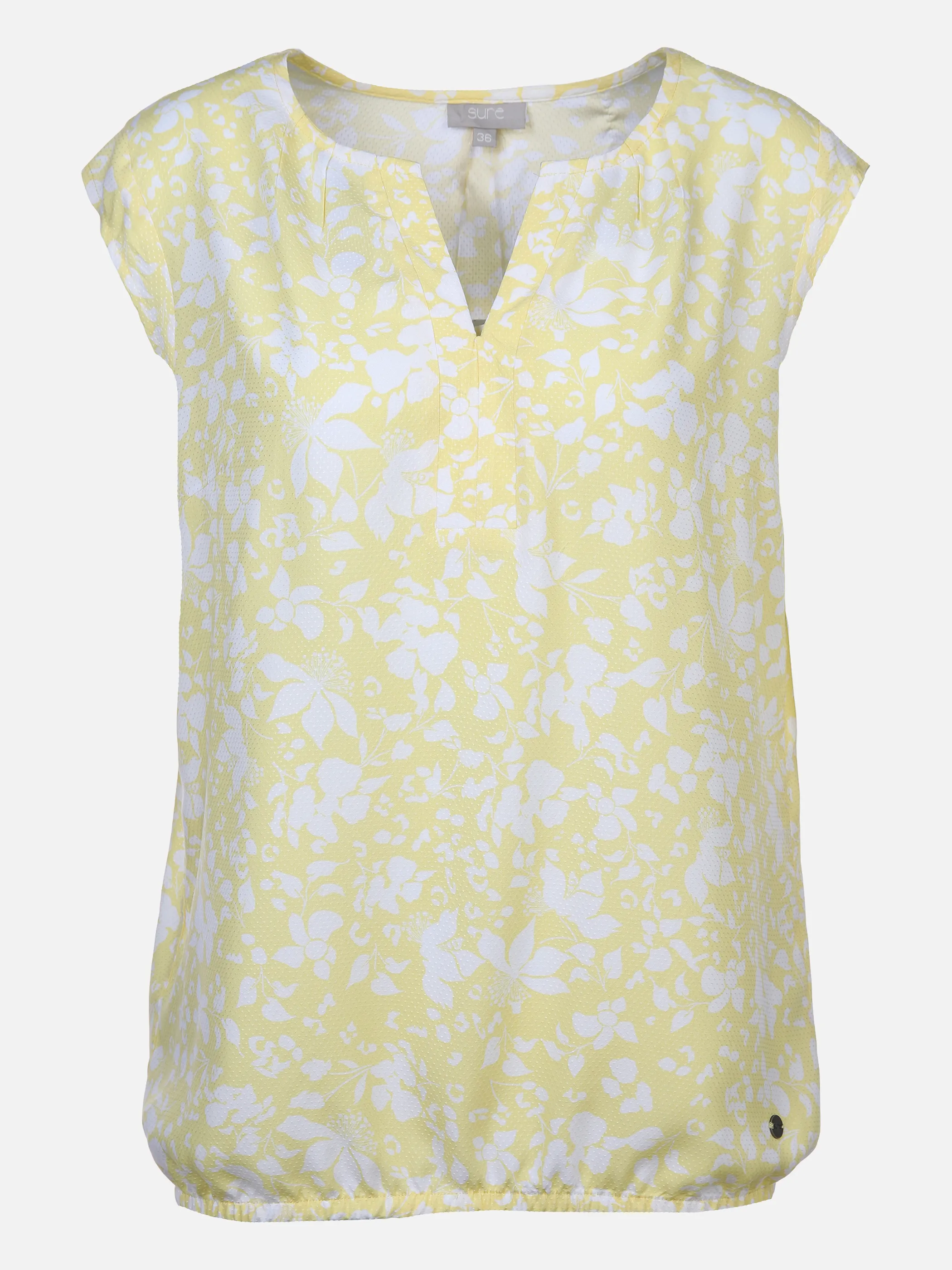 Damen Blusentop mit Alloverprint