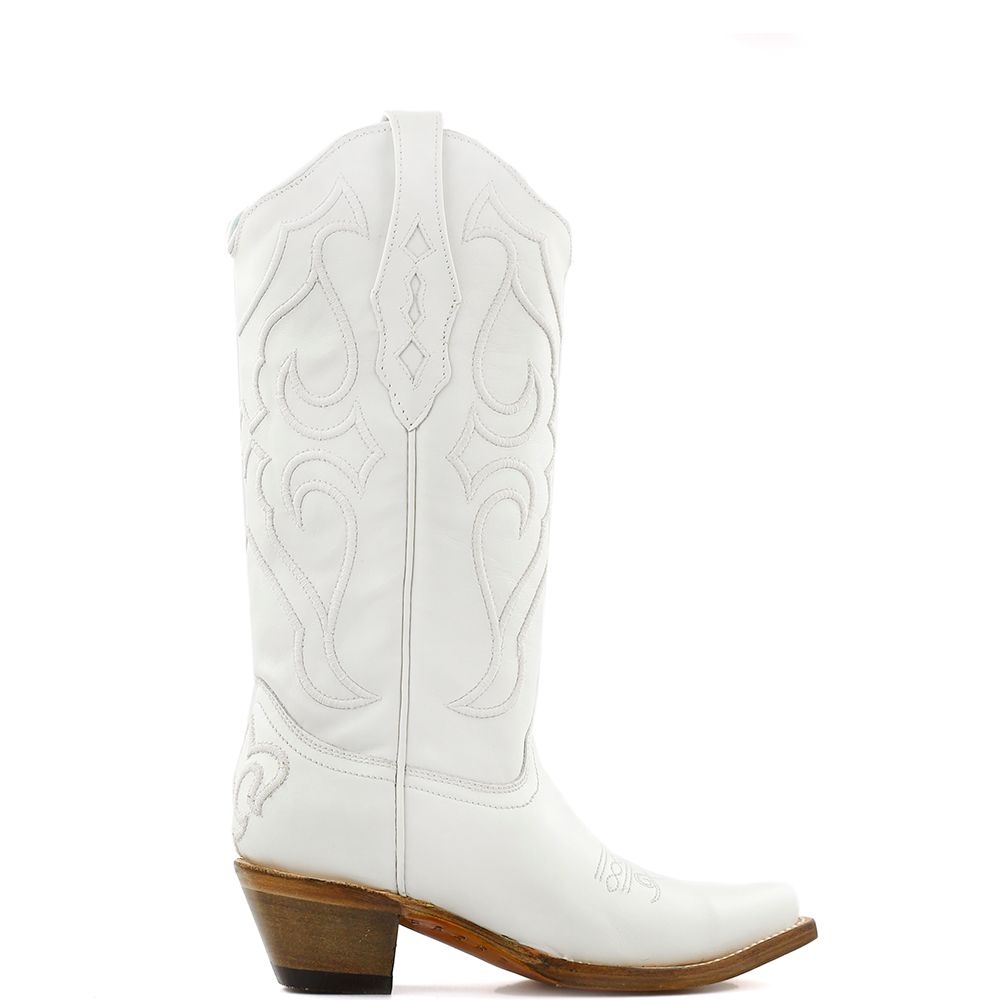 Corral cowboyboots Z5046 wit embroidery