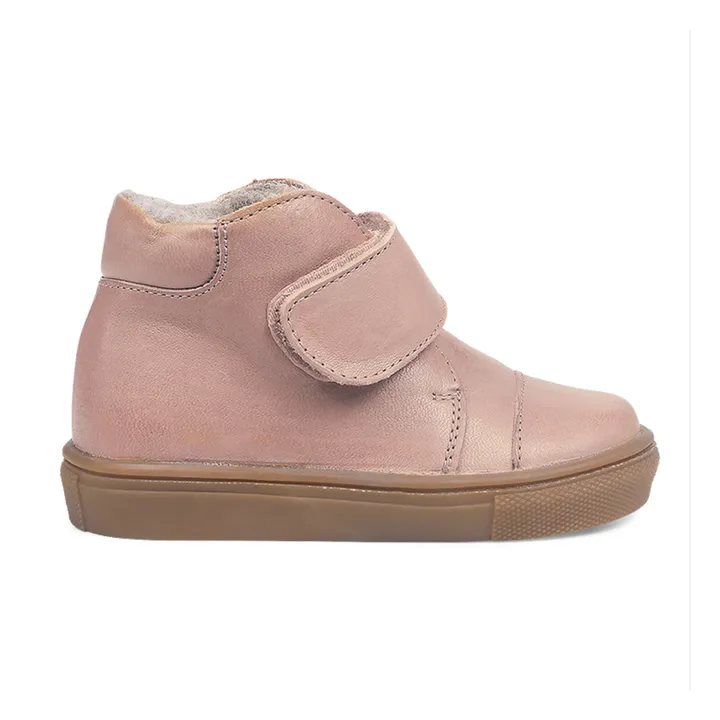 Petit Nord Baskets Fourrées Scratchs Toasty Kicks | Vieux Rose