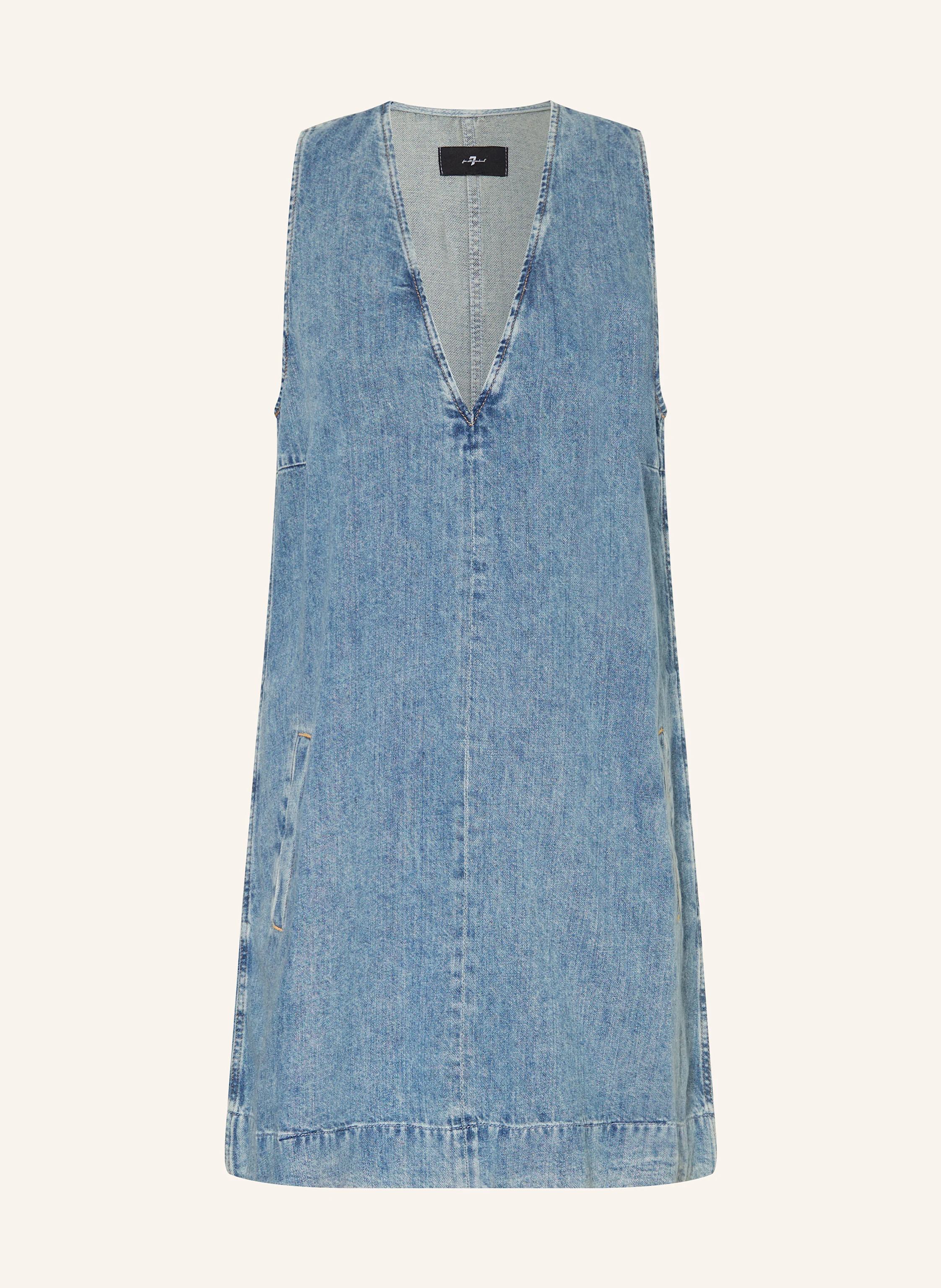 7 for all mankind Jeanskleid mit Leinen