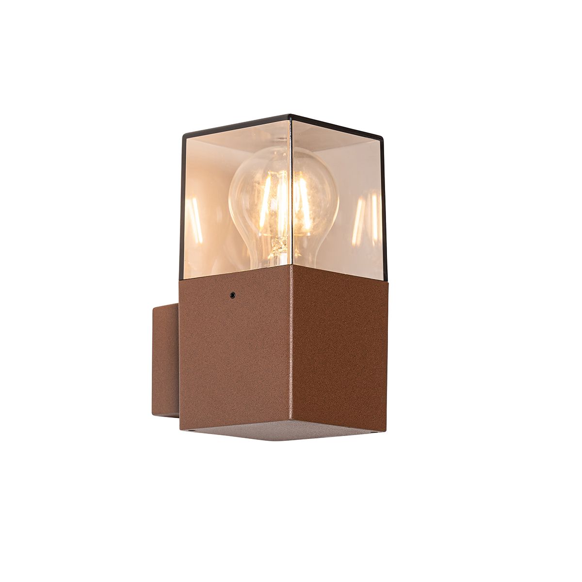 Industriële buiten wandlamp roestbruin IP44 - Denmark
